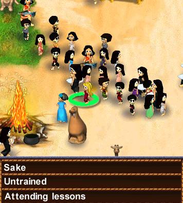 Sake attending lessons.JPG