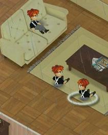 Triplets watching TV.JPG