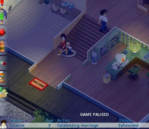 Little Crisone celebrating marriage only age 3.JPG